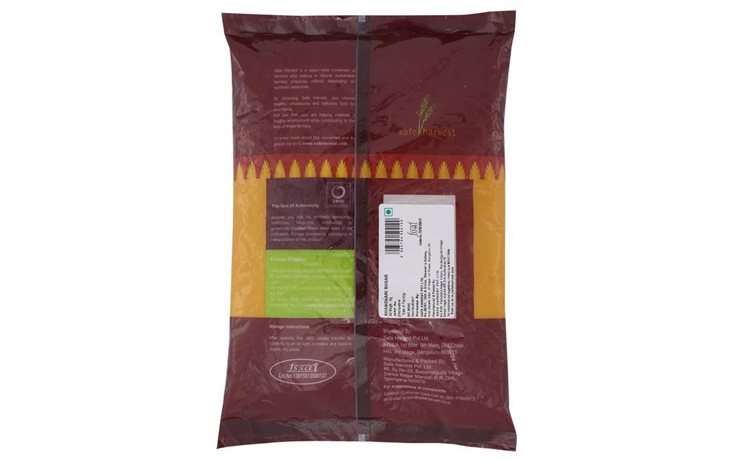 Safe Harvest Khandsari Sugar    Pack  1 kilogram